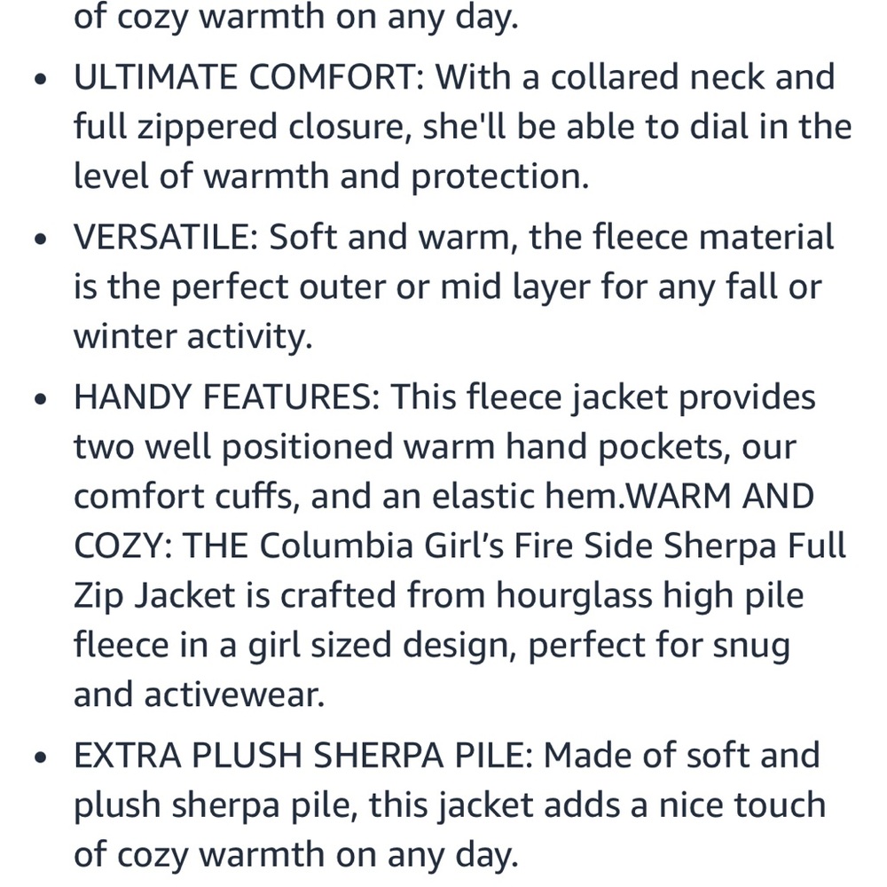 Columbia Kids' Blue Fleece Jacket - Picture 8 of 8